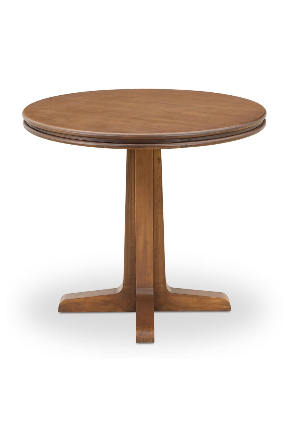 Modern European furniture - Brown Pine Pedestal Coffee Table - www.oroa.com