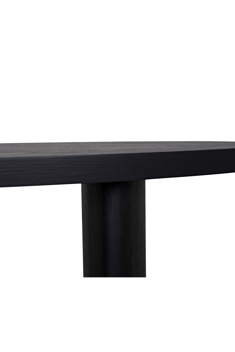 Black Herringbone Patterned Dining Table | Novi Living William