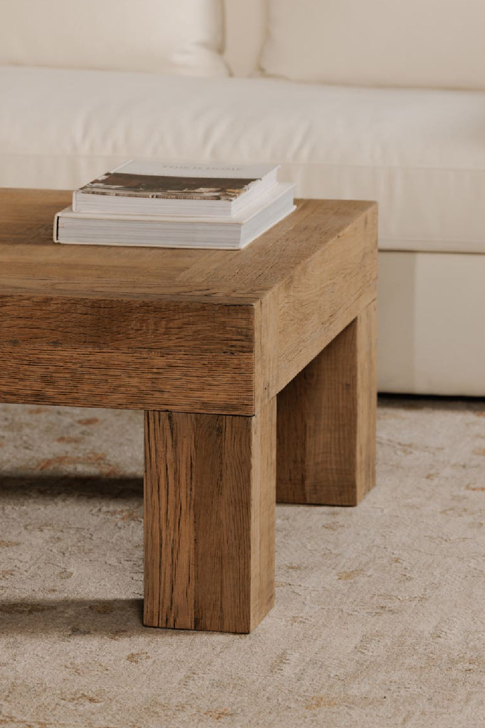 Modern European furniture - Aged Oak Coffee Table - www.oroa.com
