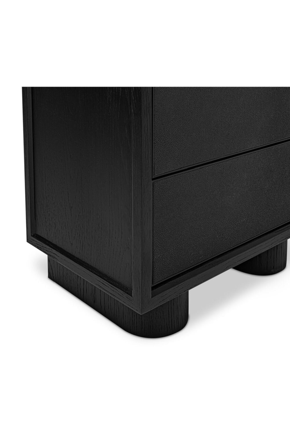 Modern European furniture - Refined Shagreen Nightstand - www.oroa.com