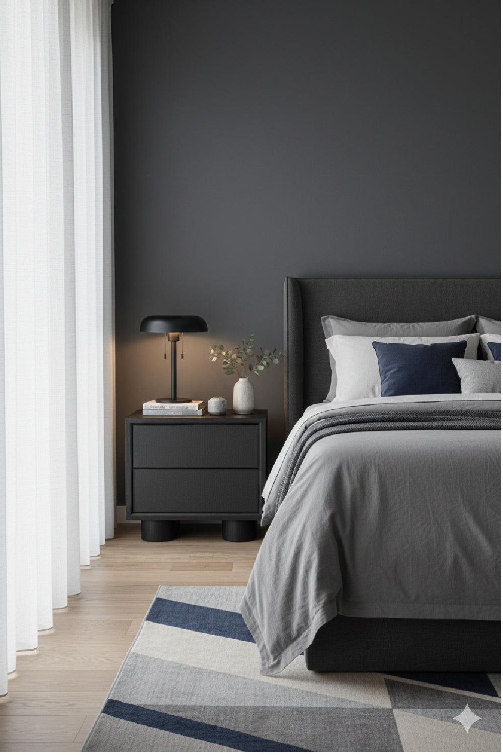 Refined Shagreen Nightstand | Novi Living Marcelle | Oroa.com