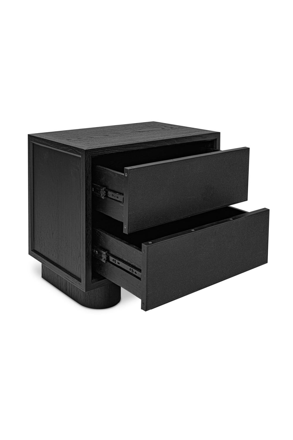 Modern European furniture - Refined Shagreen Nightstand - www.oroa.com