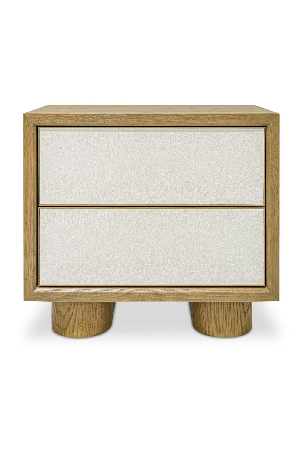 Modern European furniture - Refined Shagreen Nightstand - www.oroa.com