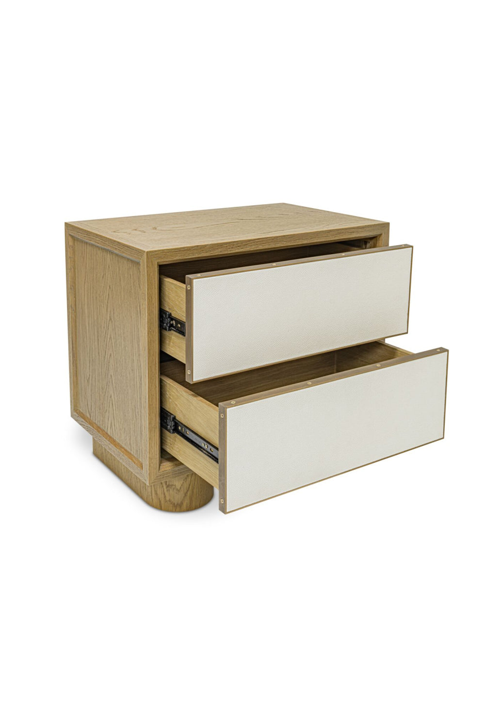 Modern European furniture - Refined Shagreen Nightstand - www.oroa.com