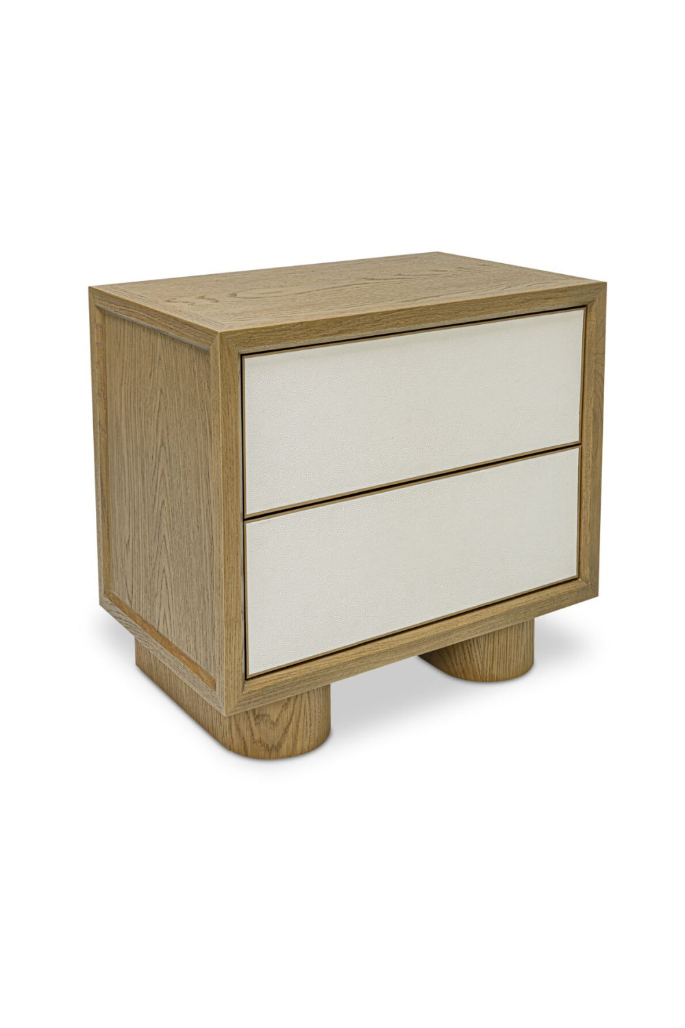 Modern European furniture - Refined Shagreen Nightstand - www.oroa.com