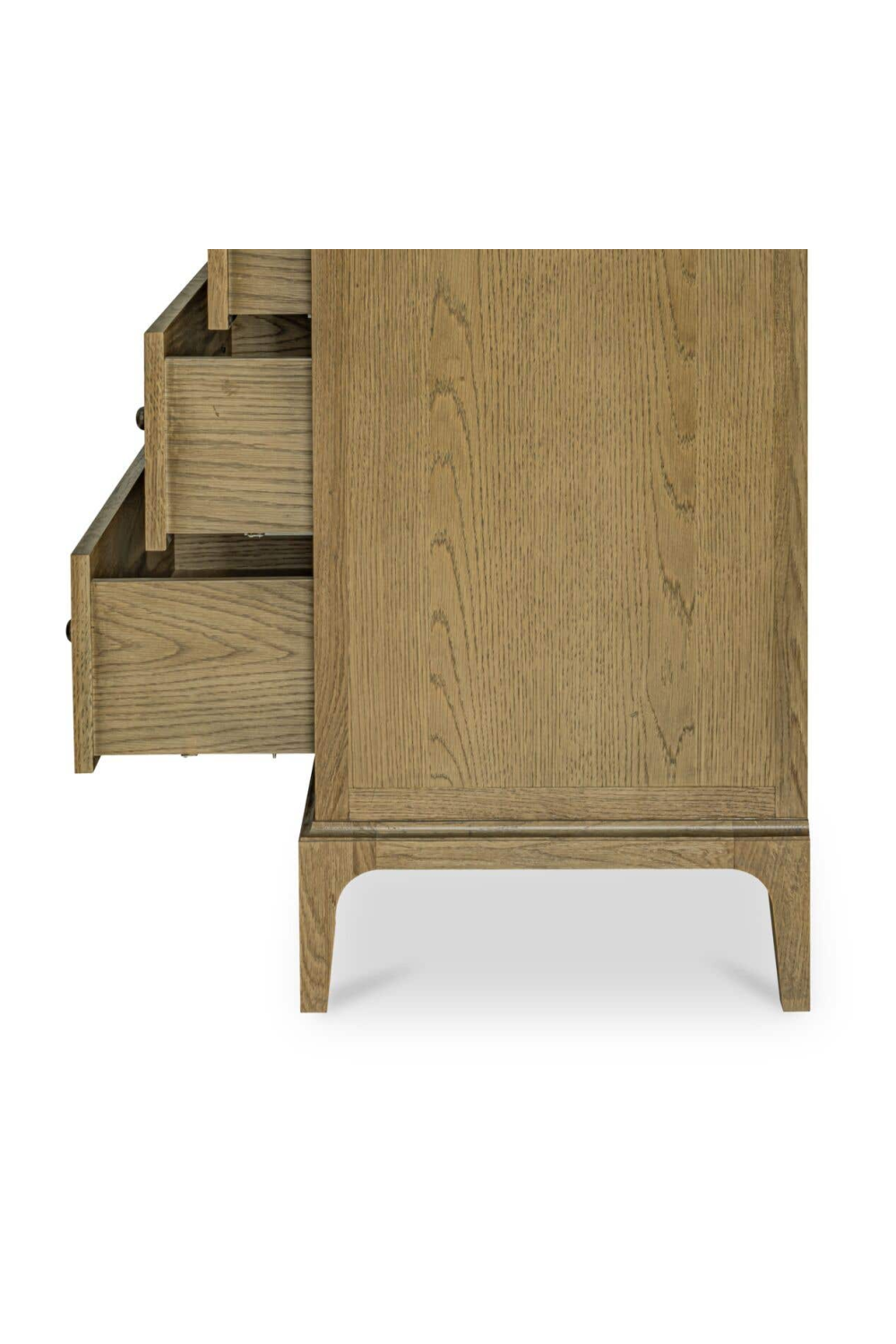 Modern European furniture - Brown Oak 9-Drawer Dresser - www.oroa.com