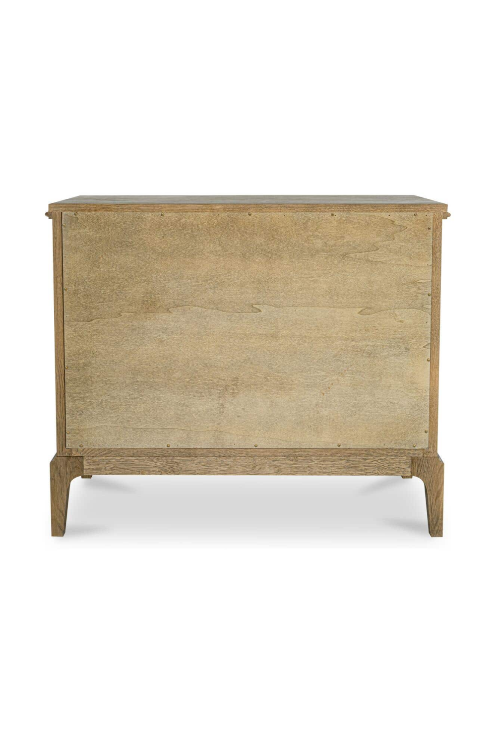 Modern European furniture - Brown Oak 2-Drawer Nightstand - www.oroa.com