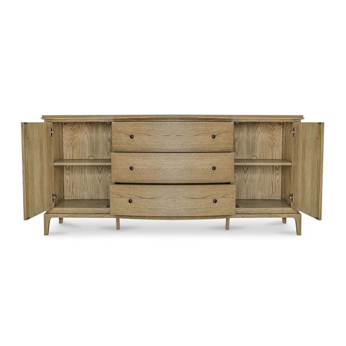 Modern European furniture - Brown Oak Sideboard - www.oroa.com