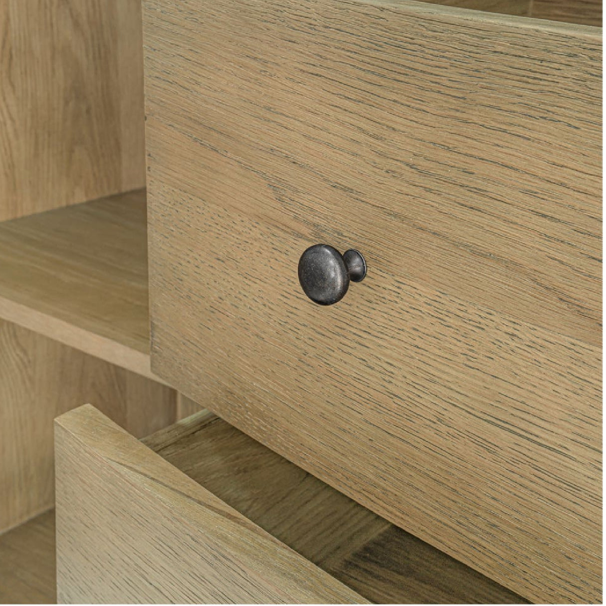 Modern European furniture - Brown Oak Sideboard - www.oroa.com