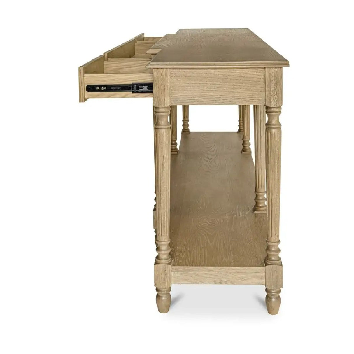 Modern European furniture - Vintage Style Oak Console Table - www.oroa.com