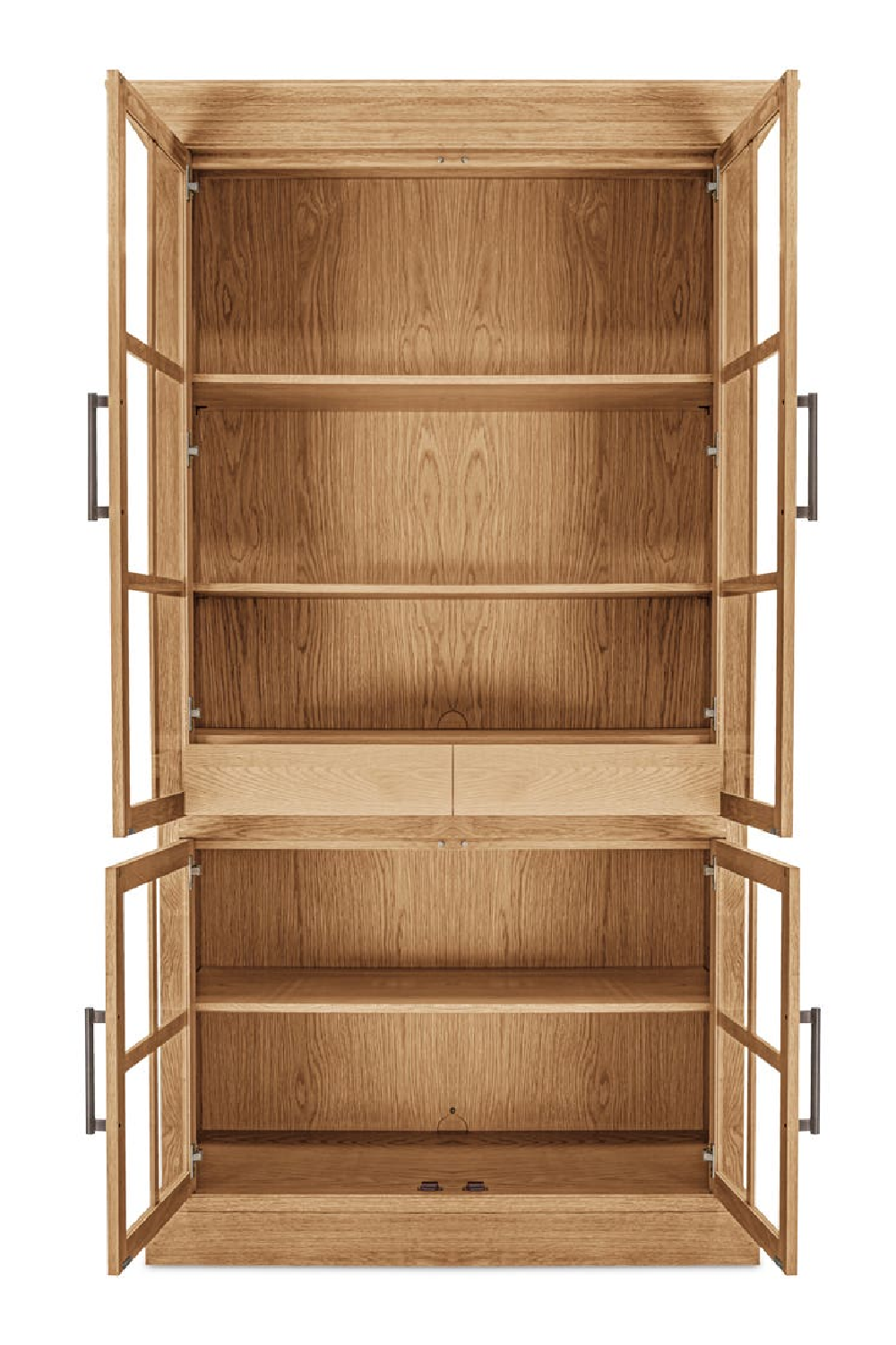 Oak 4-Door Tall Cabinet | Novi Living Raymond | Oroa.com