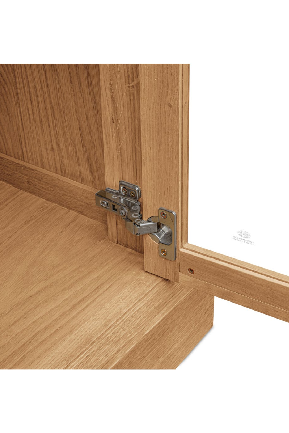 Oak 4-Door Tall Cabinet | Novi Living Raymond | Oroa.com