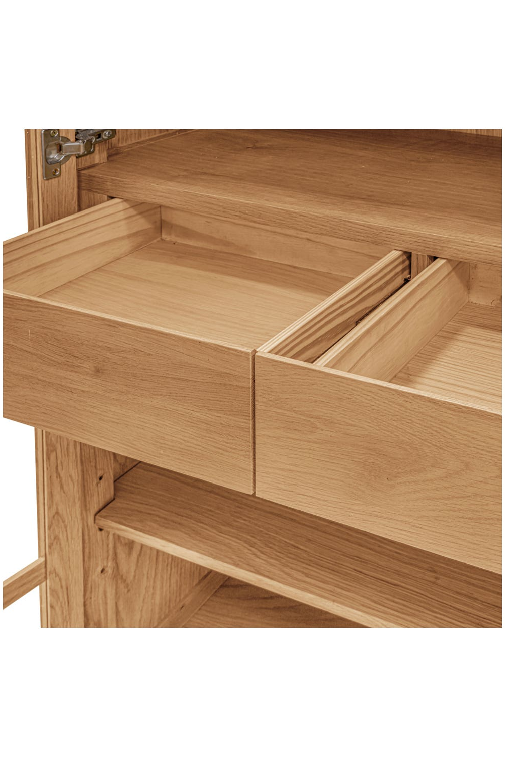 Modern European furniture - Oak 4-Door Tall Cabinet - www.oroa.com