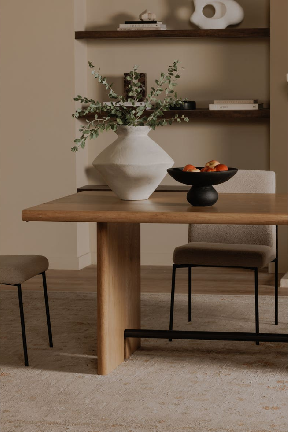 Natural Oak Dining Table | Novi Living Madison | Oroa.com