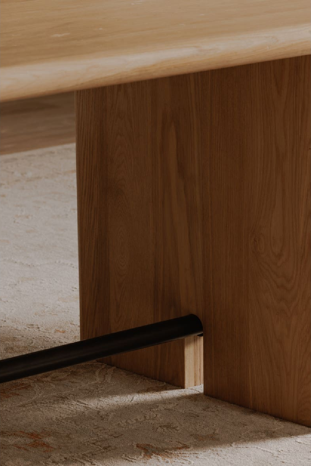 Modern European furniture - Natural Oak Dining Table - www.oroa.com
