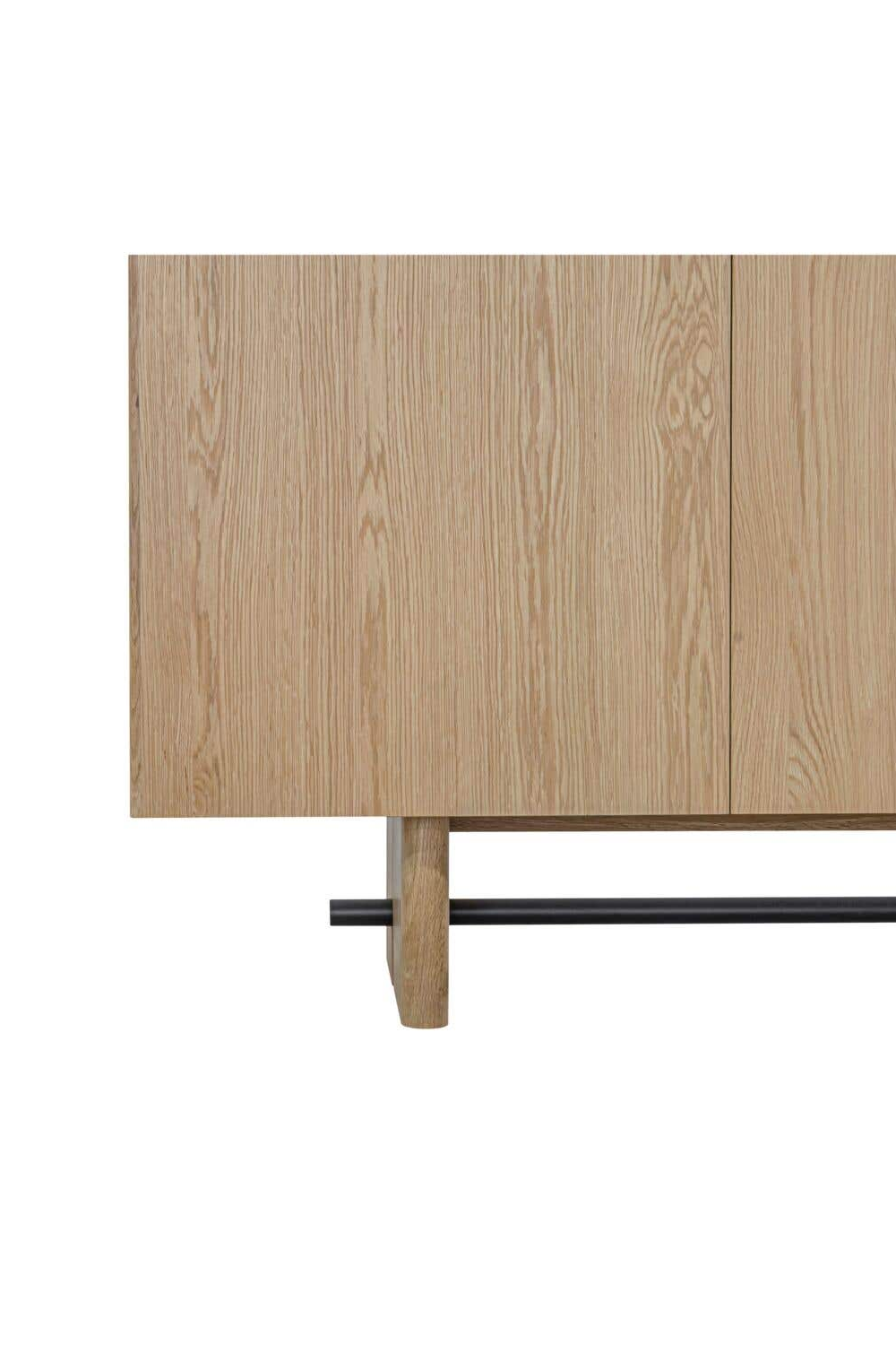 4-Door Natural Oak Sideboard | Novi Living Madison | Oroa.com