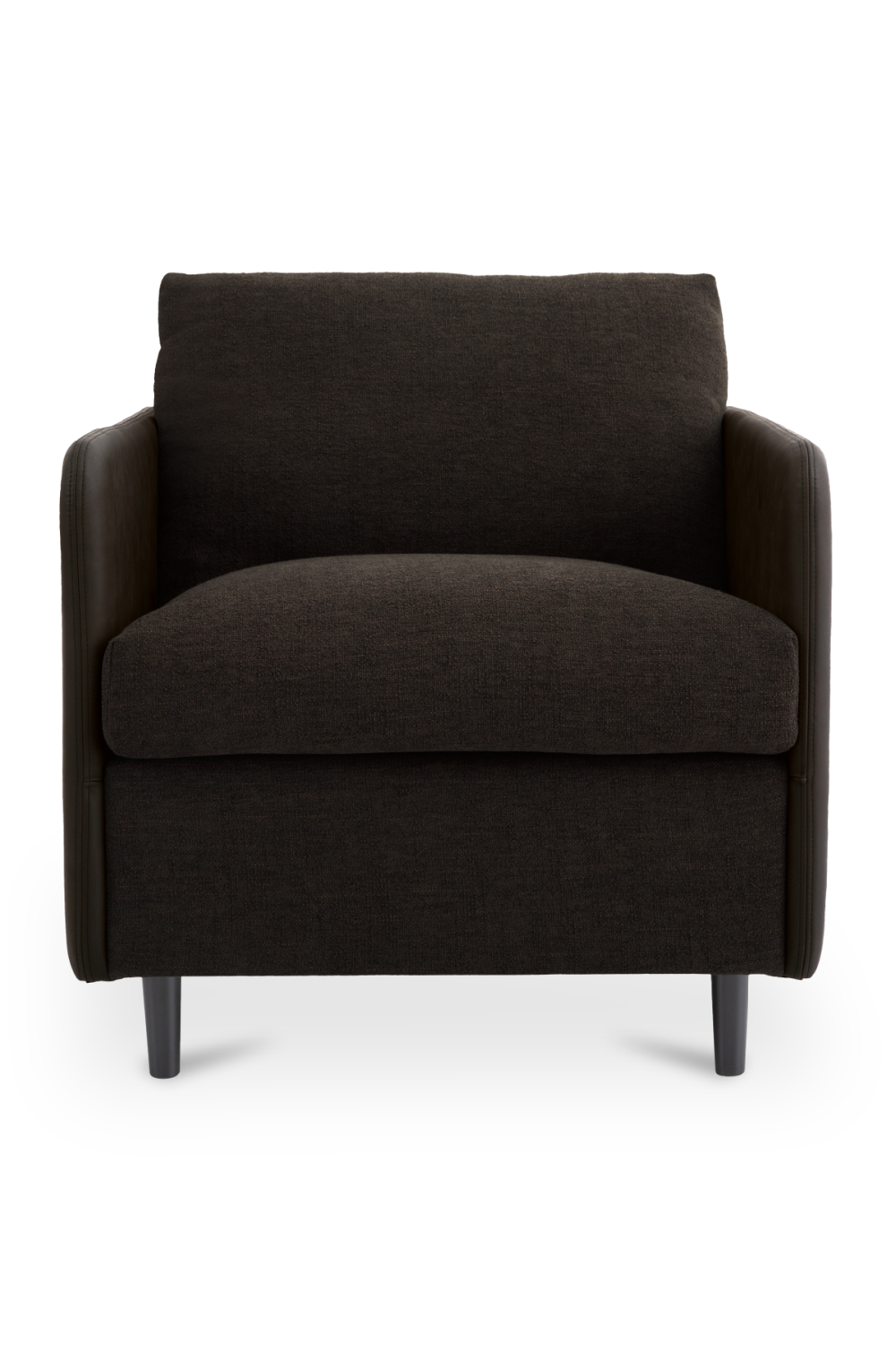 Modern European furniture - Leather Arm Accent Chair - www.oroa.com
