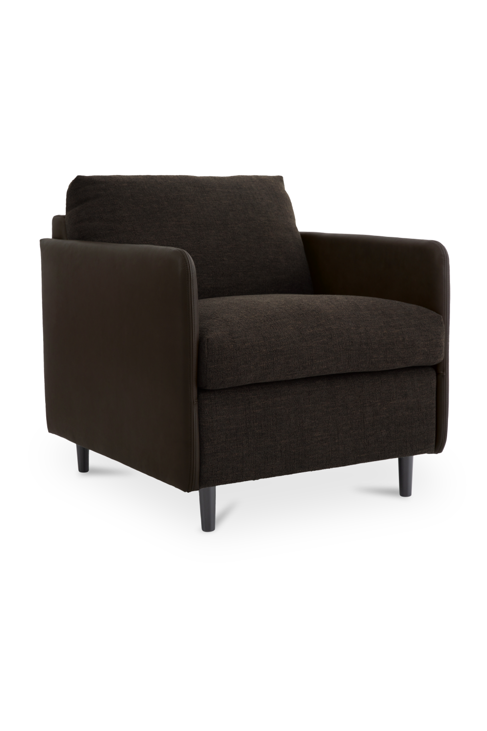 Modern European furniture - Leather Arm Accent Chair - www.oroa.com