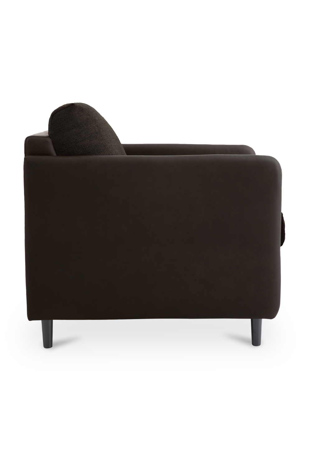 Modern European furniture - Leather Arm Accent Chair - www.oroa.com