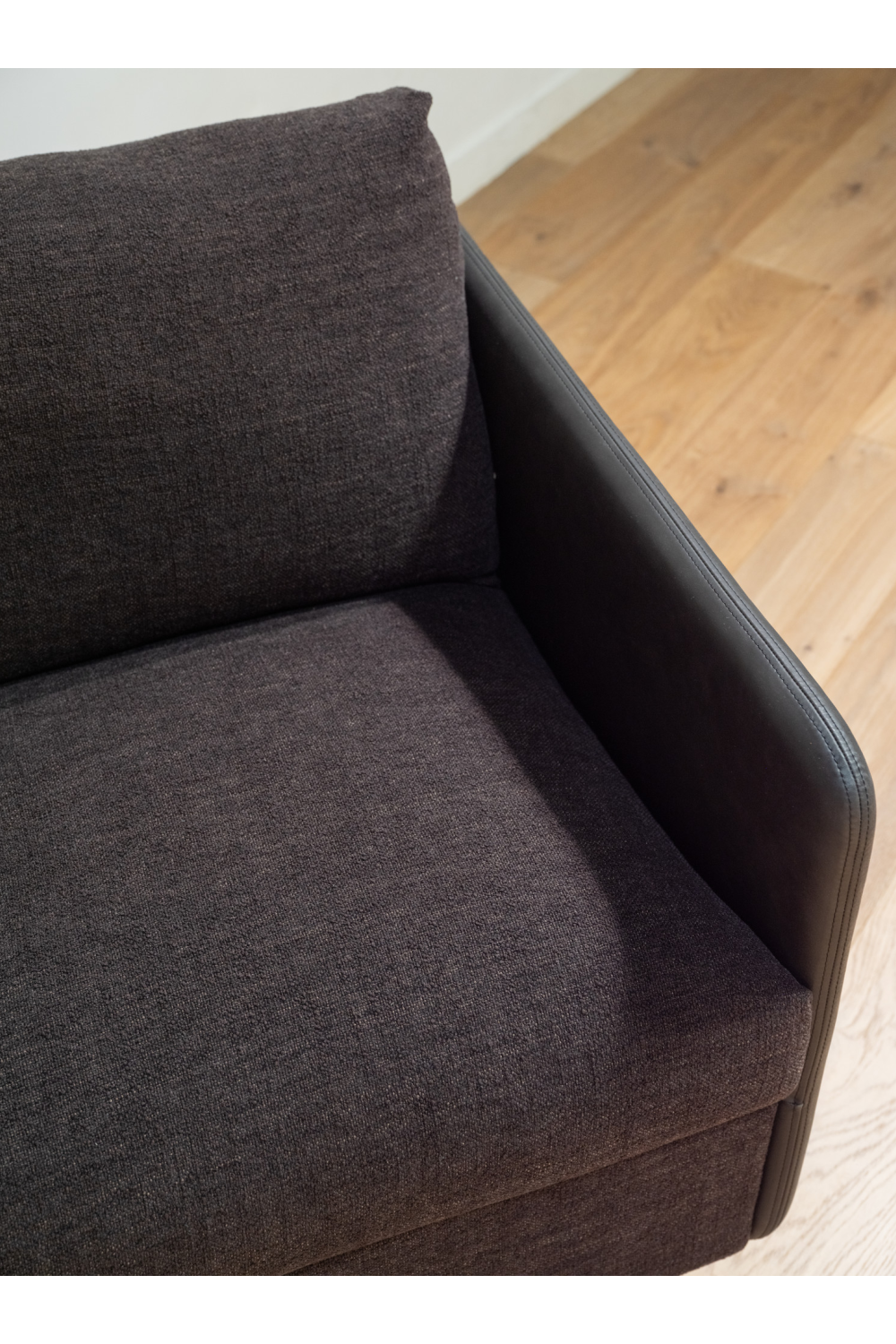Modern European furniture - Leather Arm Accent Chair - www.oroa.com