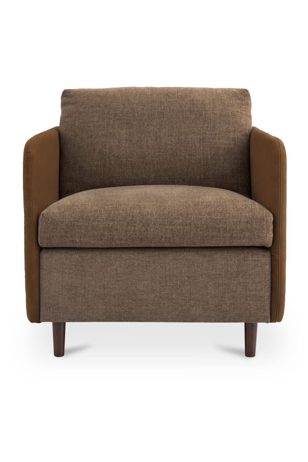 Modern European furniture - Leather Arm Accent Chair - www.oroa.com