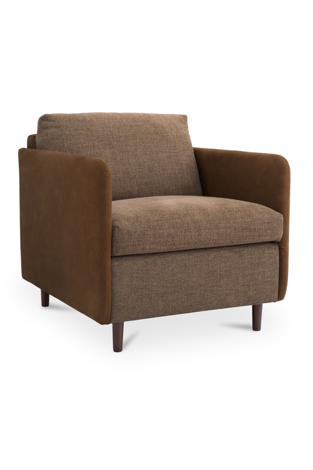 Modern European furniture - Leather Arm Accent Chair - www.oroa.com