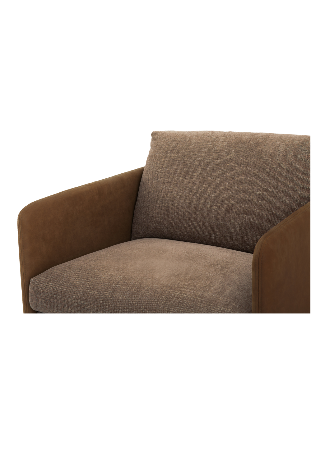 Modern European furniture - Leather Arm Accent Chair - www.oroa.com