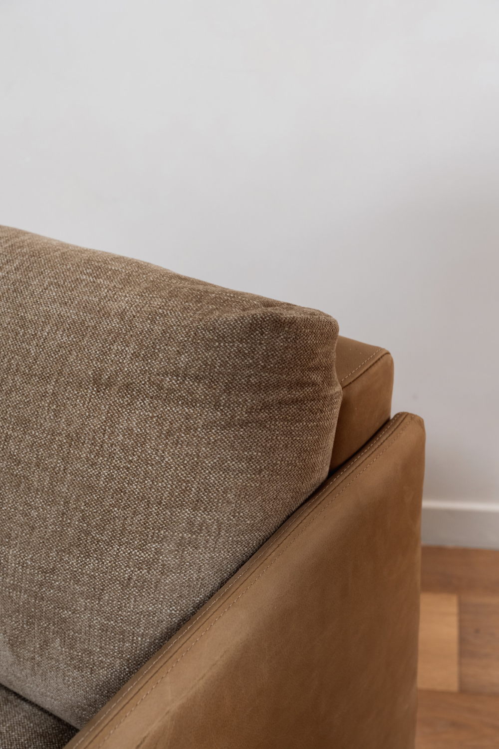 Modern European furniture - Leather Arm Accent Chair - www.oroa.com