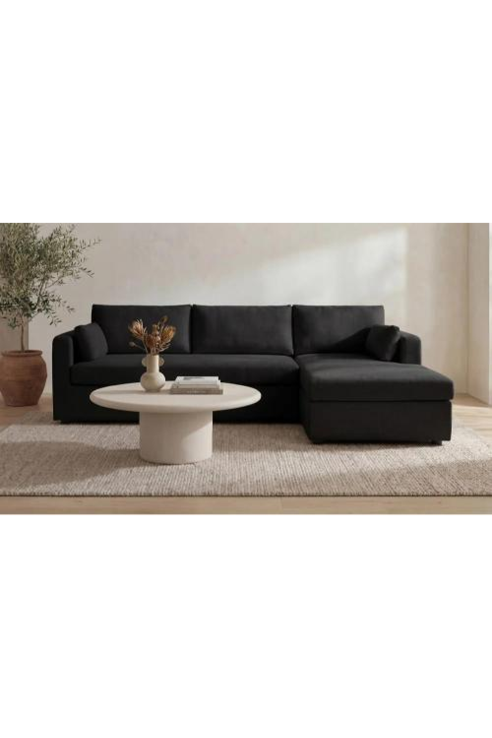 Modern European furniture - Sectional Sofa with Storage Chaise - www.oroa.com