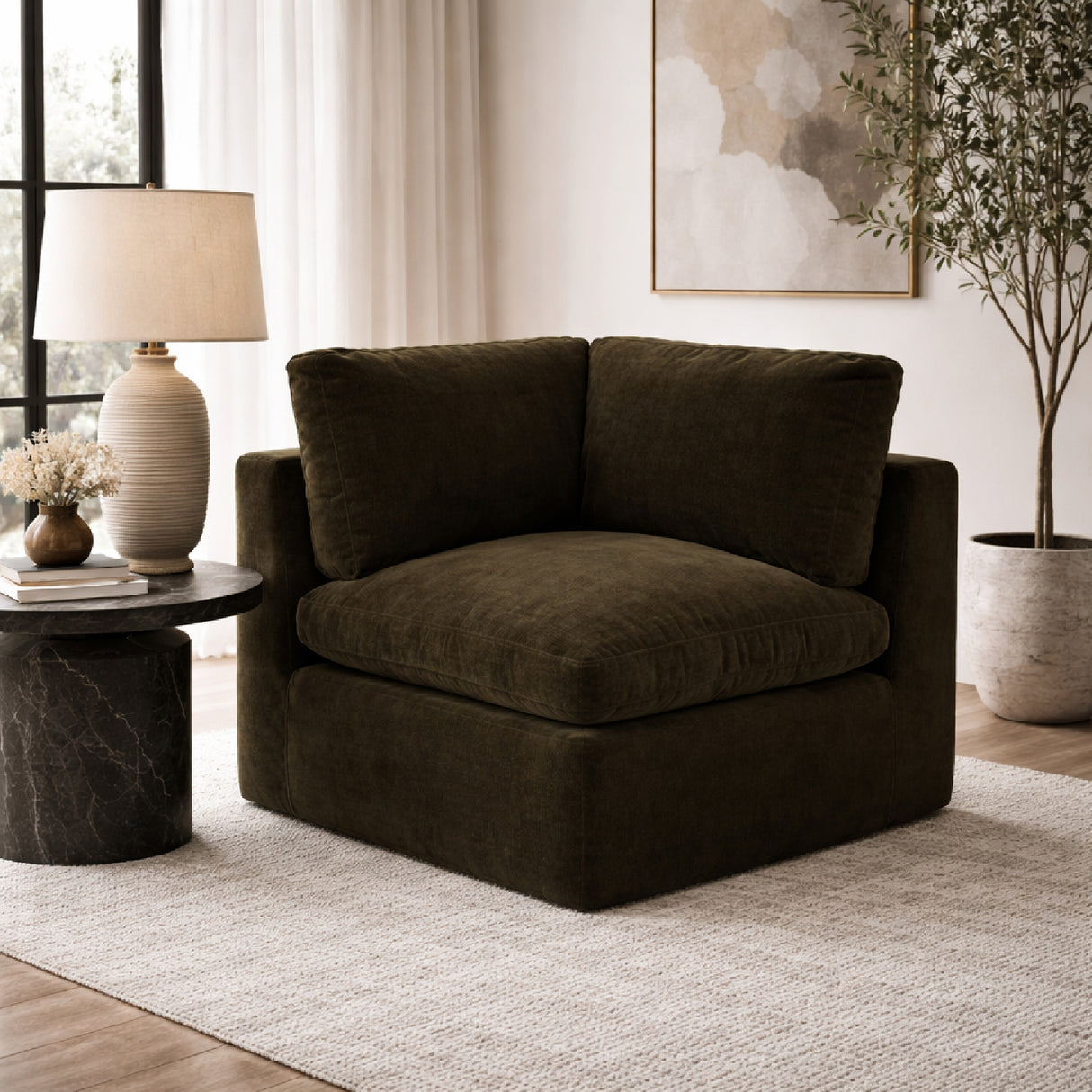 Modern Minimalist Slipper Chair | Oroa.com