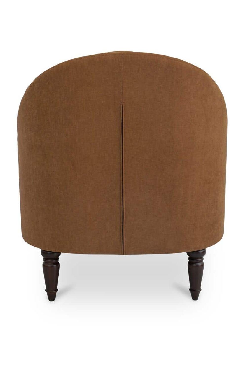 Modern European furniture -Tufted-Back Curved Accent Chair - www.oroa.com