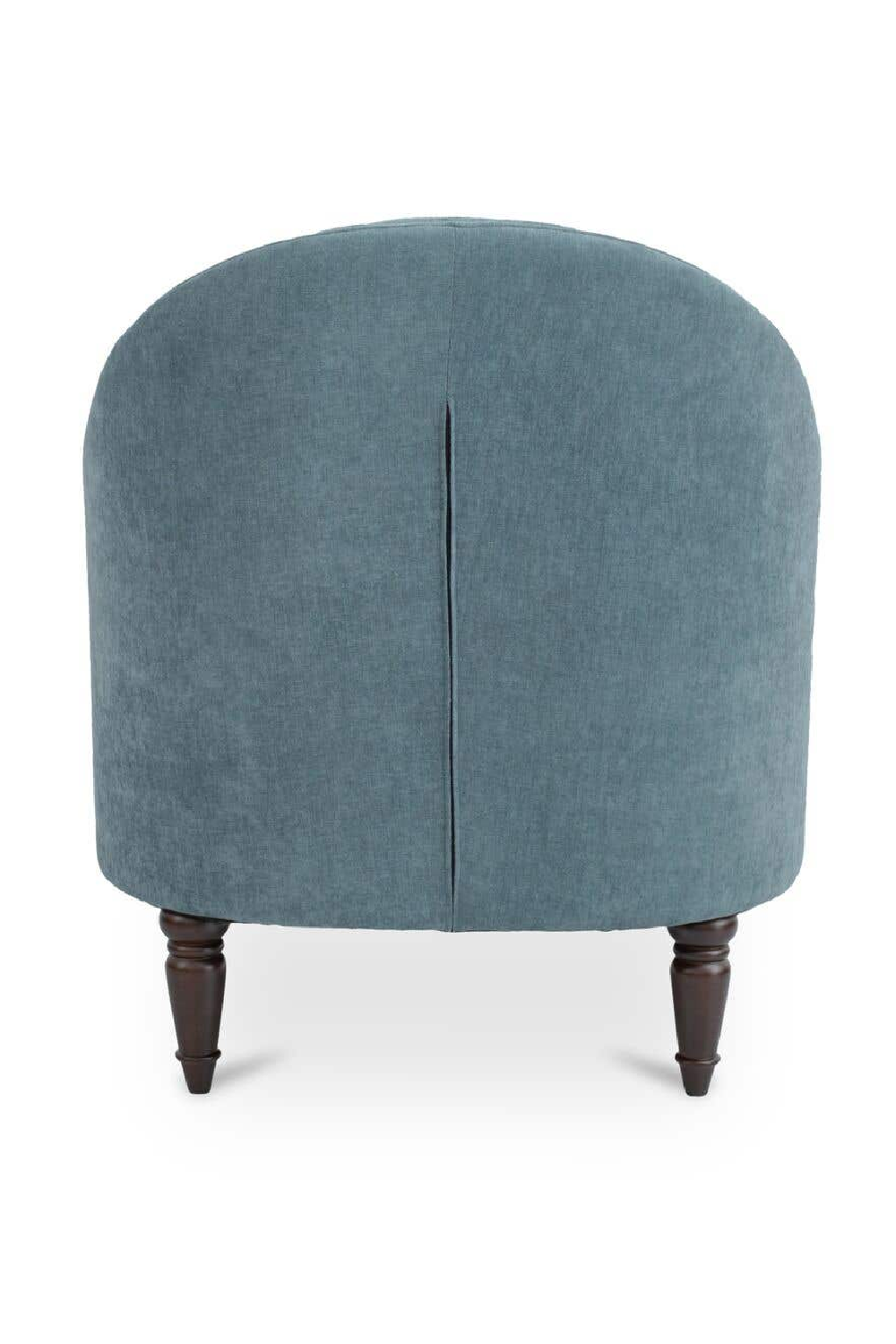 Modern European furniture -Tufted-Back Curved Accent Chair - www.oroa.com