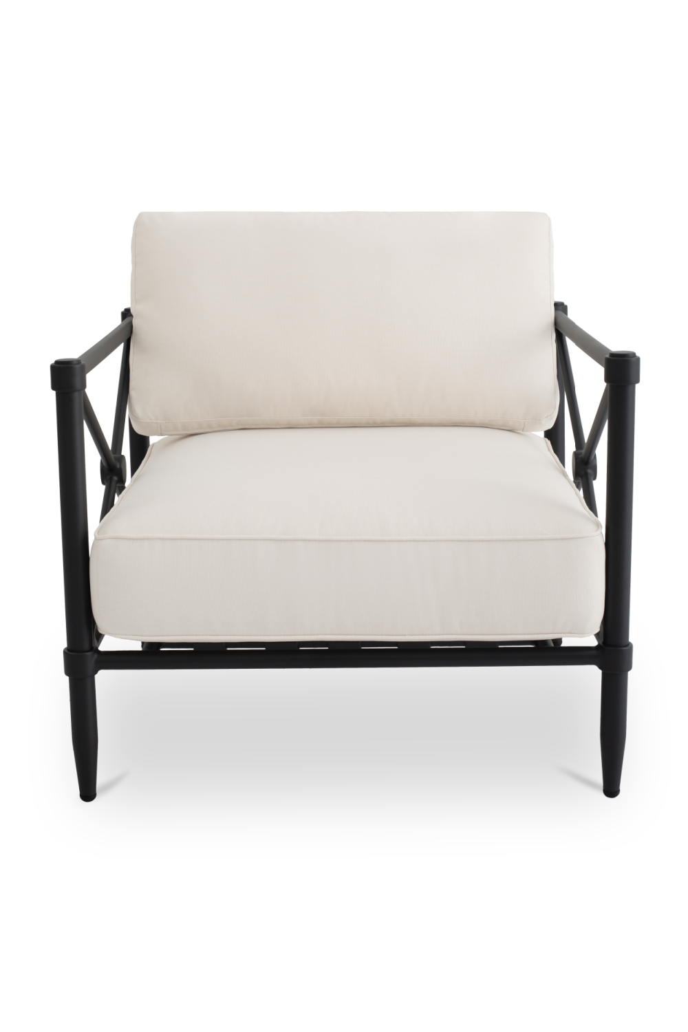 Modern European furniture - X-Framed Outdoor Accent Chair - www.oroa.com