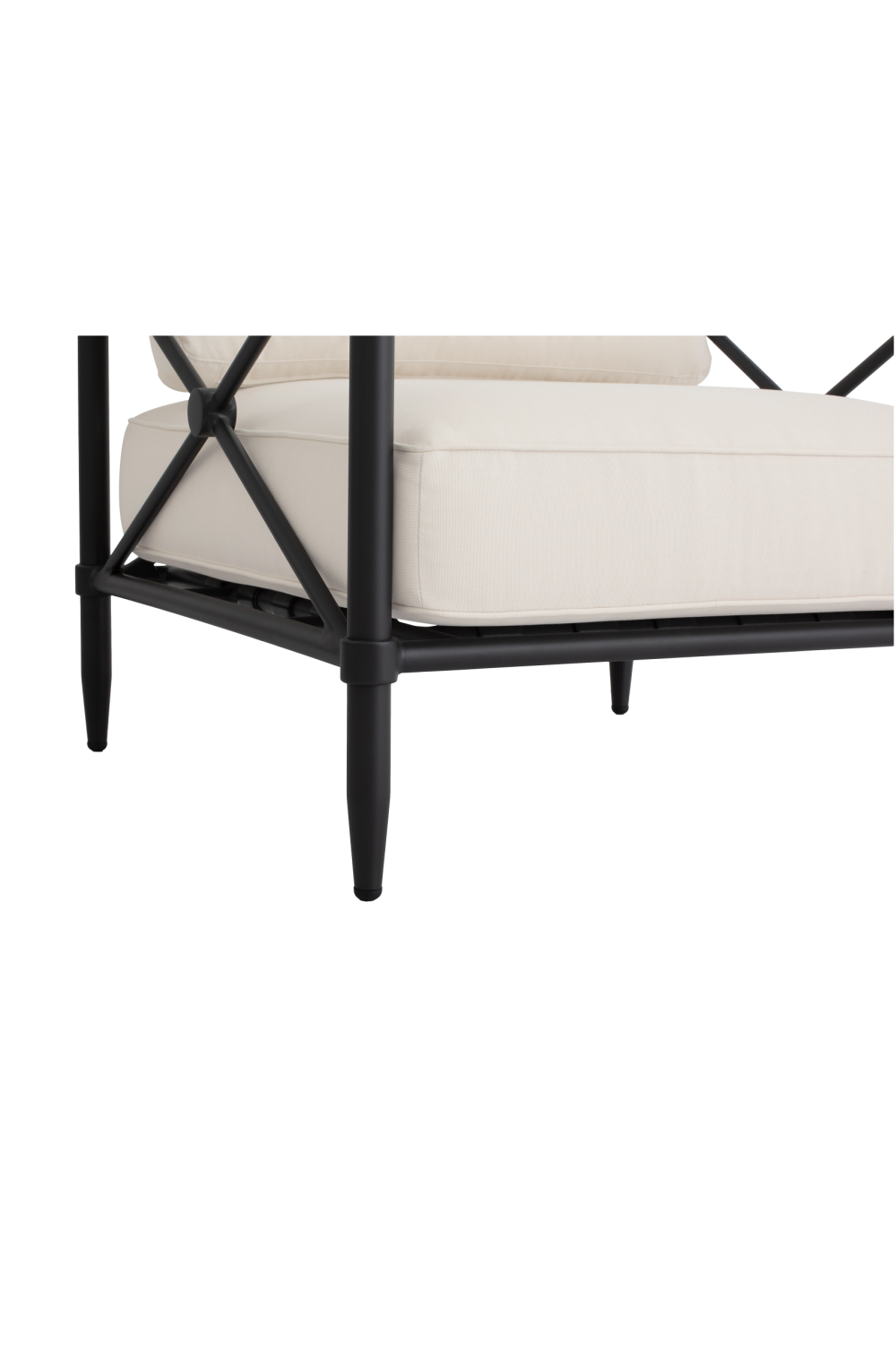 Modern European furniture - X-Framed Outdoor Accent Chair - www.oroa.com