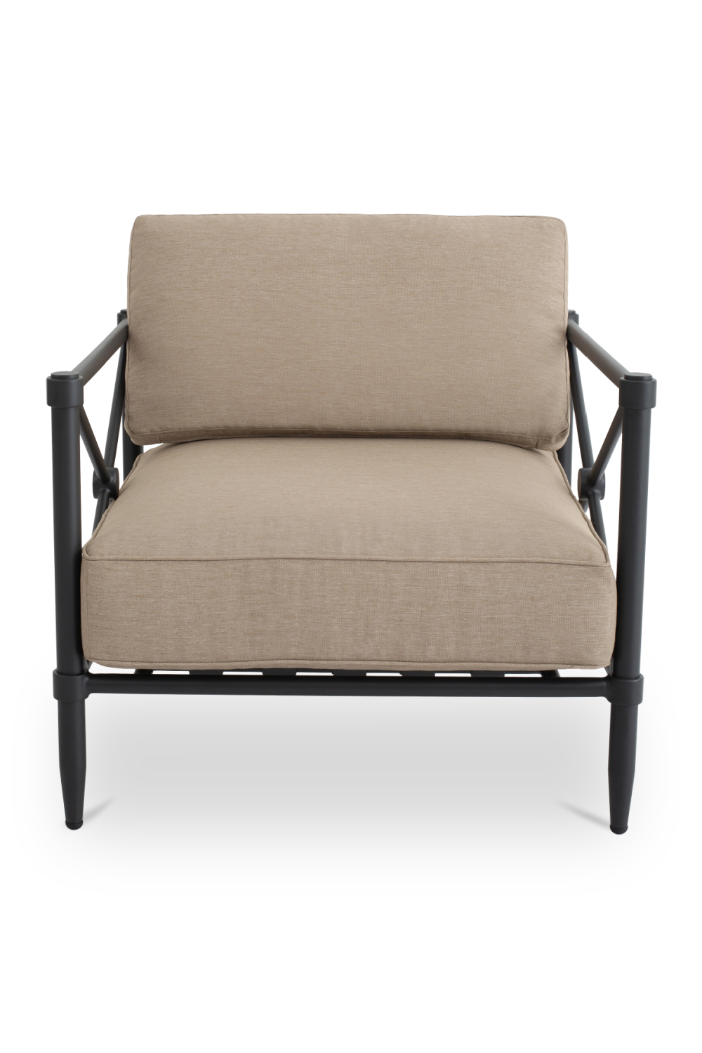 Modern European furniture - X-Framed Outdoor Accent Chair - www.oroa.com
