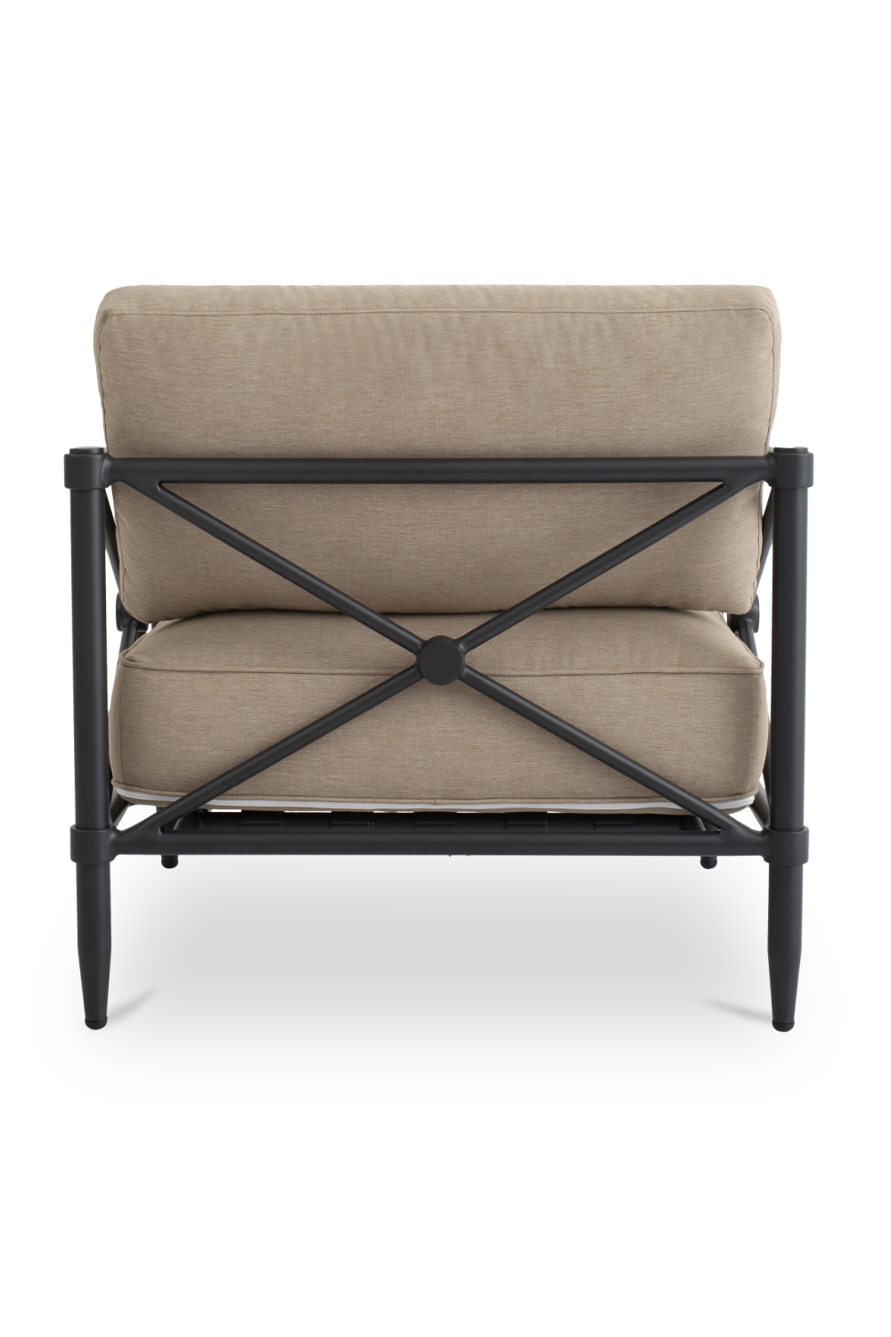 Modern European furniture - X-Framed Outdoor Accent Chair - www.oroa.com