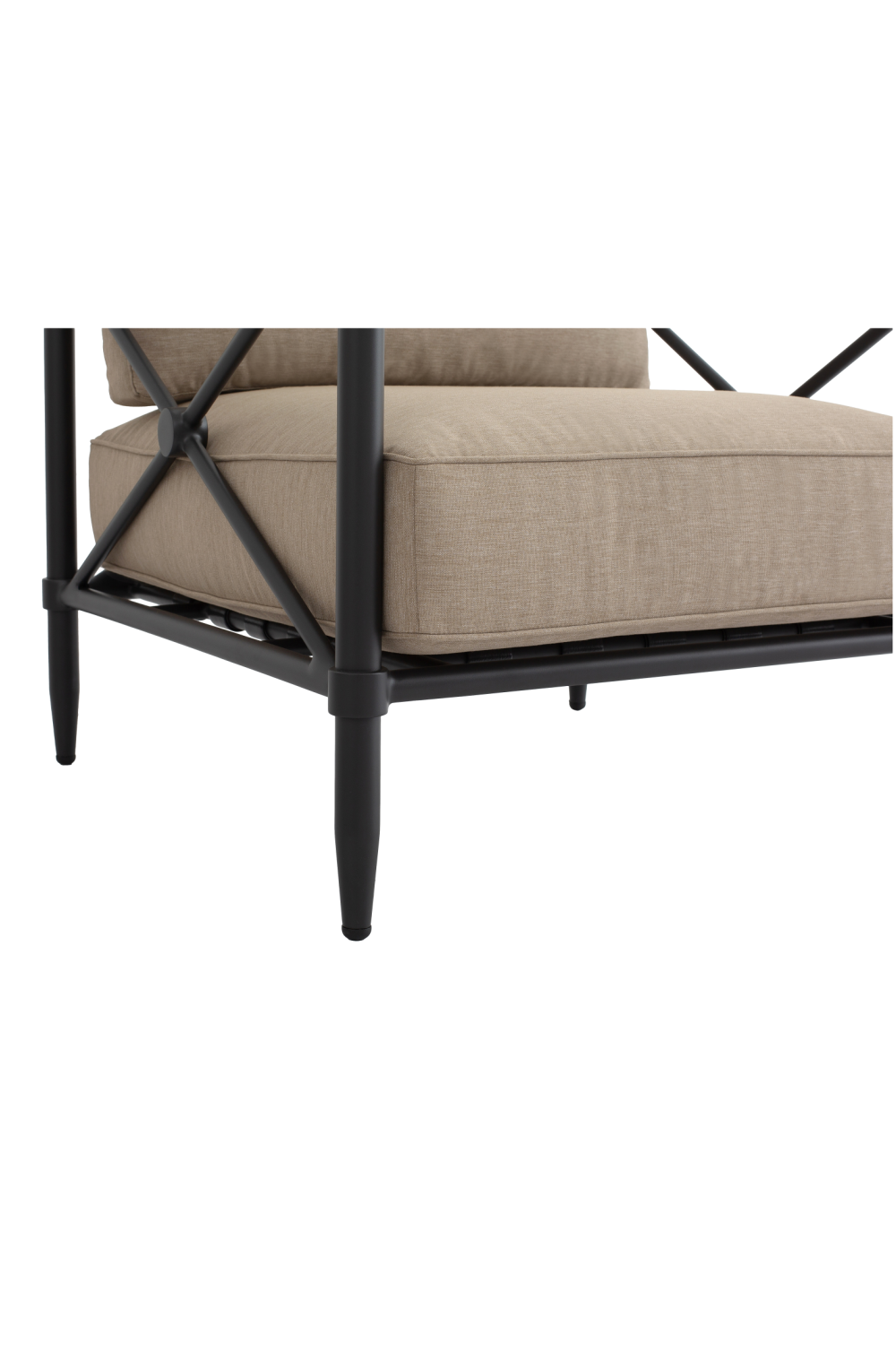 Modern European furniture - X-Framed Outdoor Accent Chair - www.oroa.com