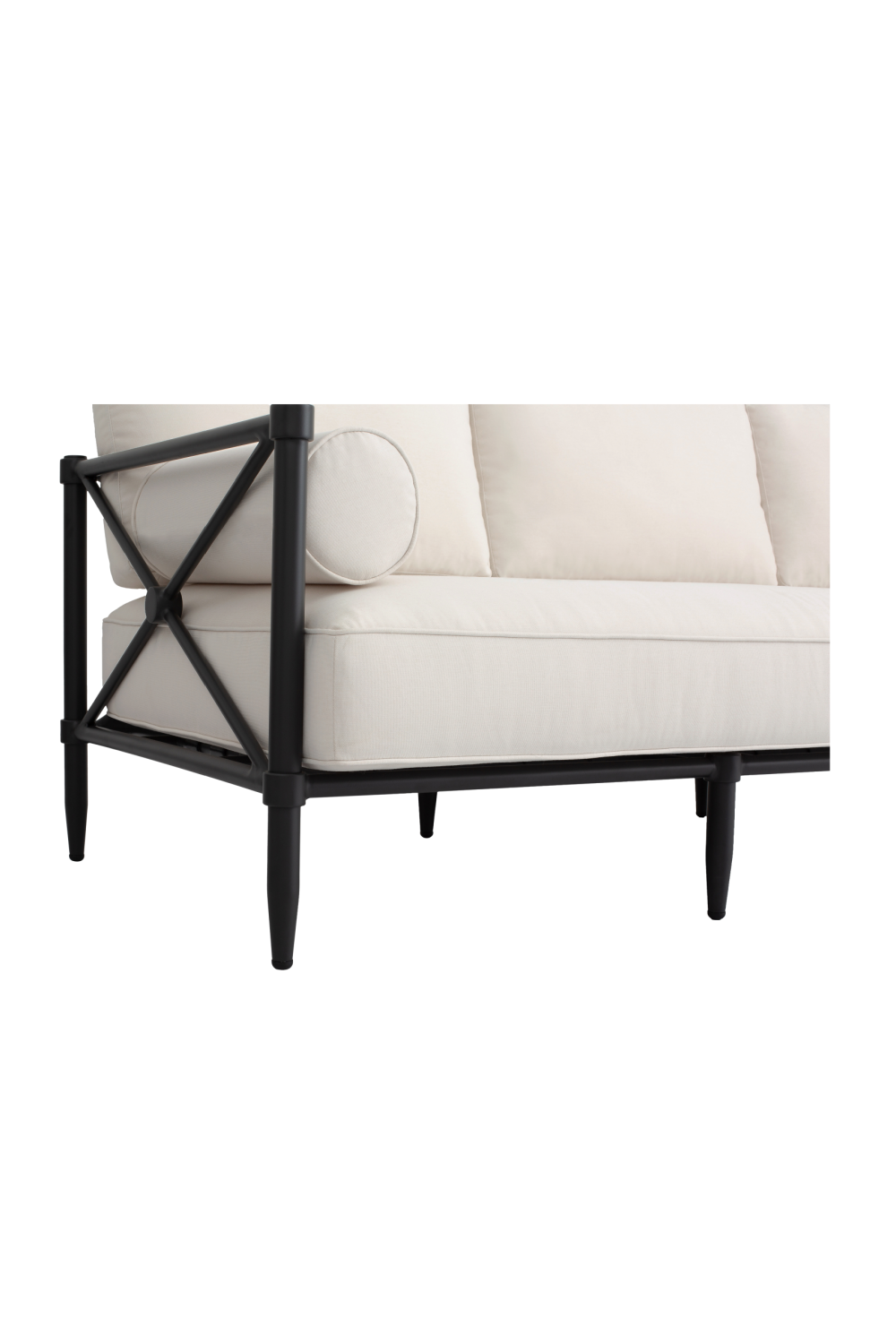 Modern European furniture - Cream Outdoor Sofa - www.oroa.com