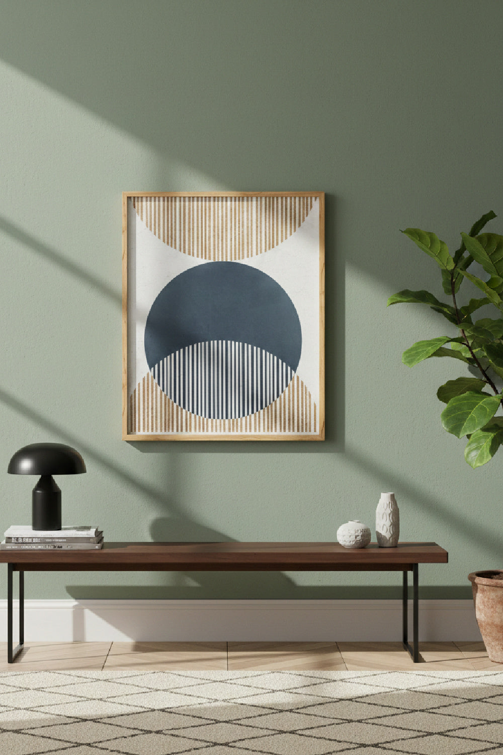 Modern European furniture - Geometrical Line Art Print - www.oroa.com