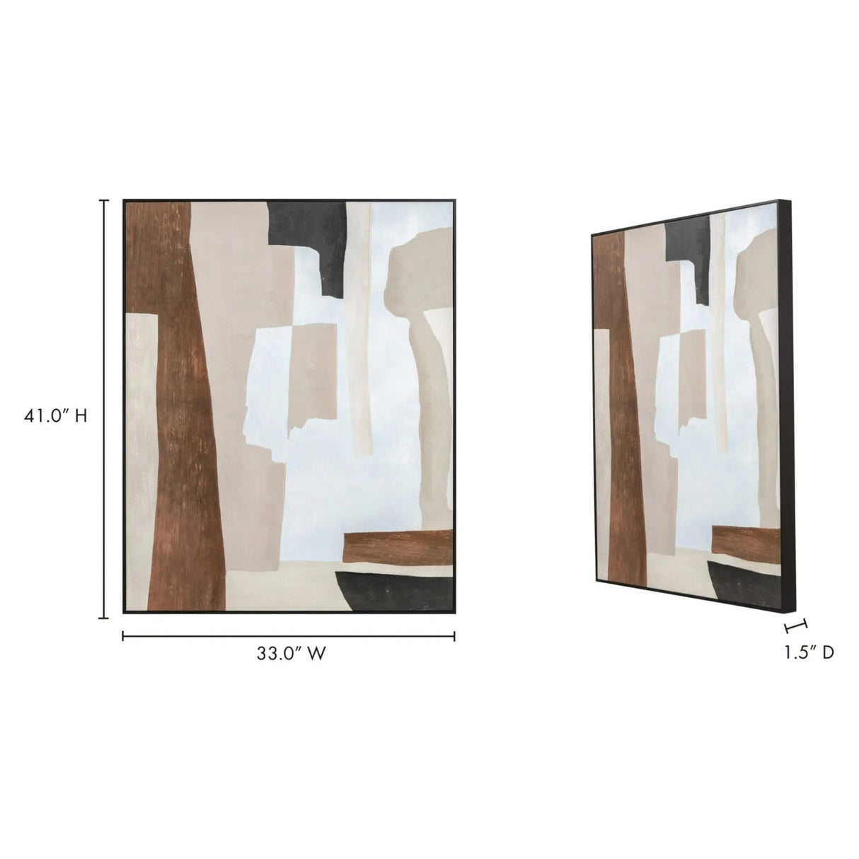 Modern European furniture - Modern Abstract Framed Painting - www.oroa.com