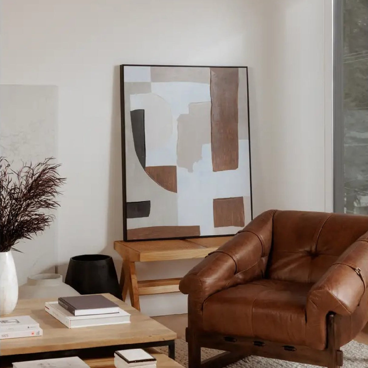 Modern European furniture - Modern Abstract Framed Painting - www.oroa.com