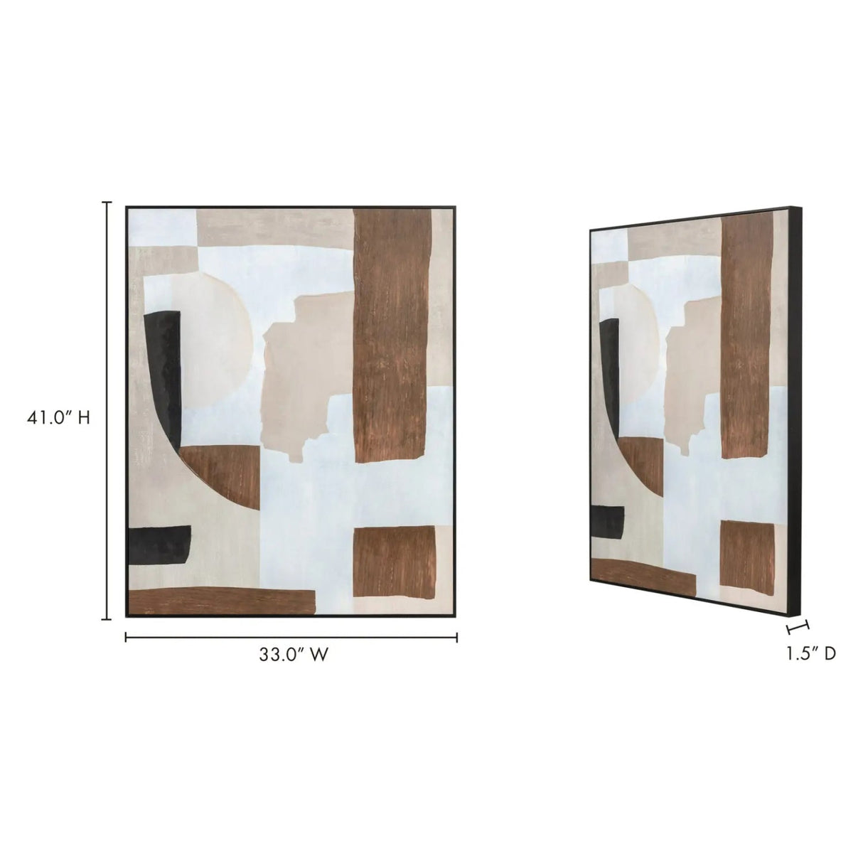 Modern European furniture - Modern Abstract Framed Painting - www.oroa.com