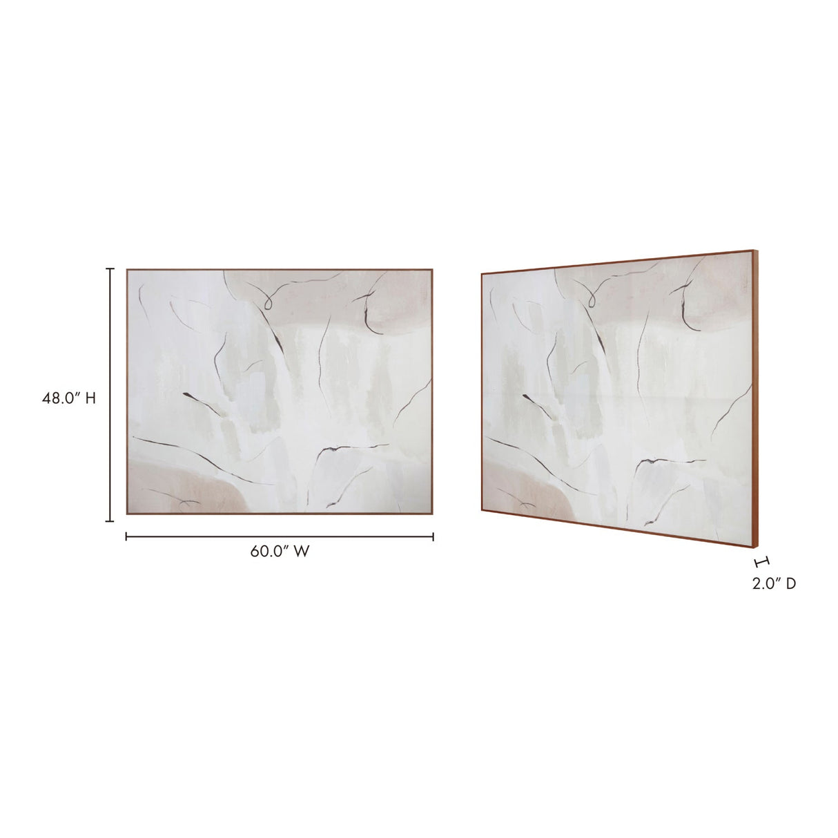 Modern European furniture - Minimalist Abstract Framed Painting - www.oroa.com