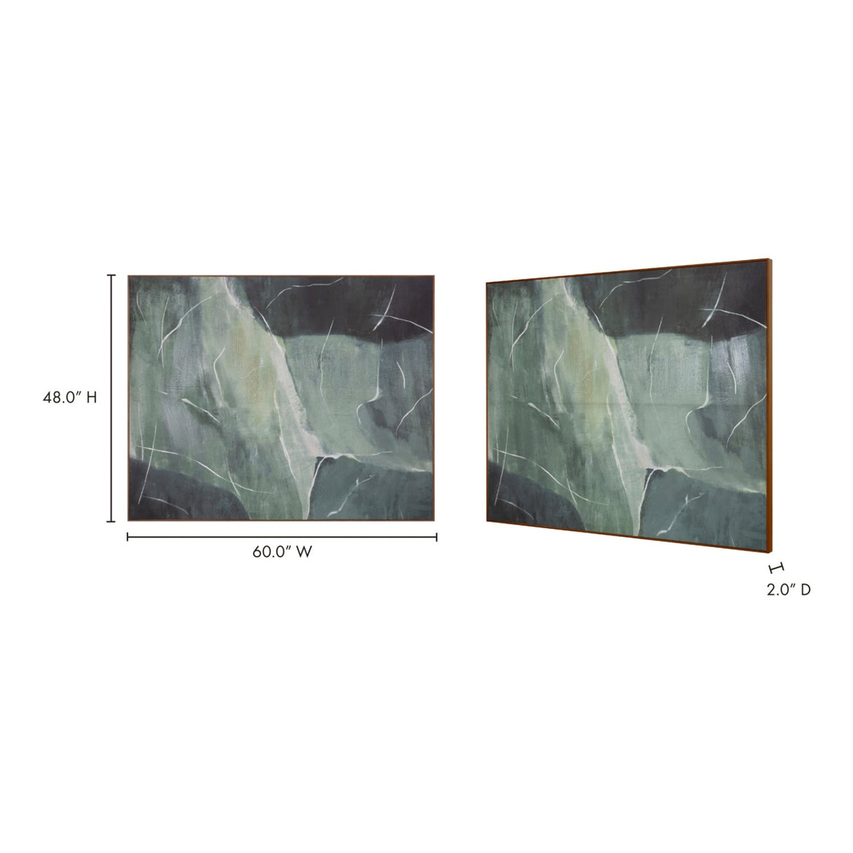 Modern European furniture - Minimalist Abstract Framed Painting - www.oroa.com
