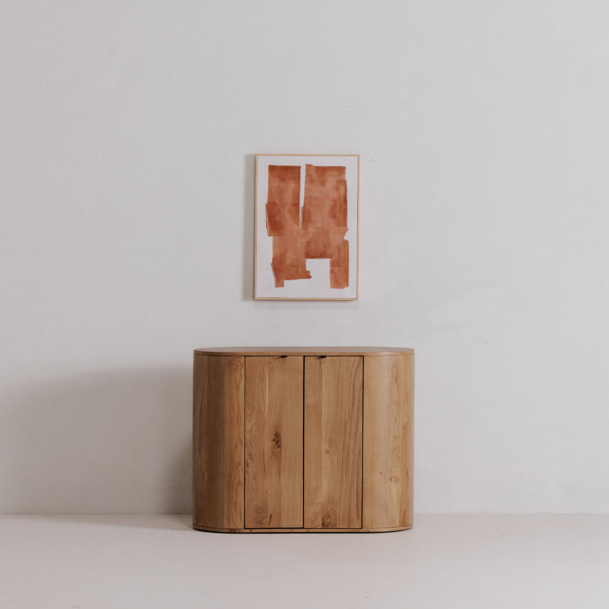 Modern European furniture - Warm Orange Framed Painting - www.oroa.com
