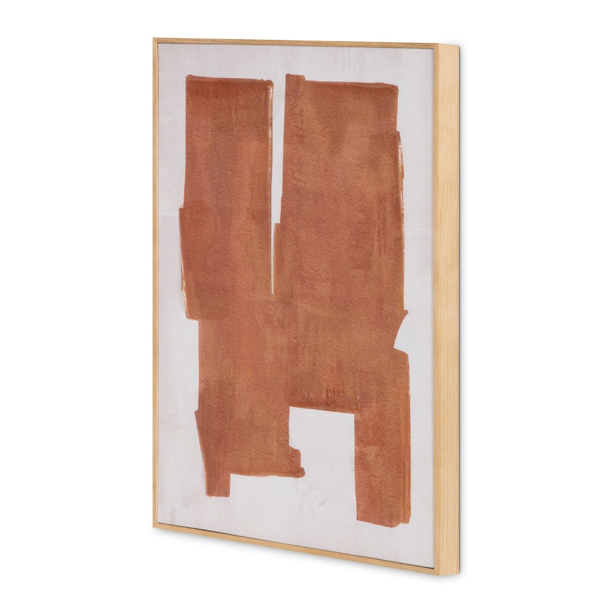 Modern European furniture - Warm Orange Framed Painting - www.oroa.com