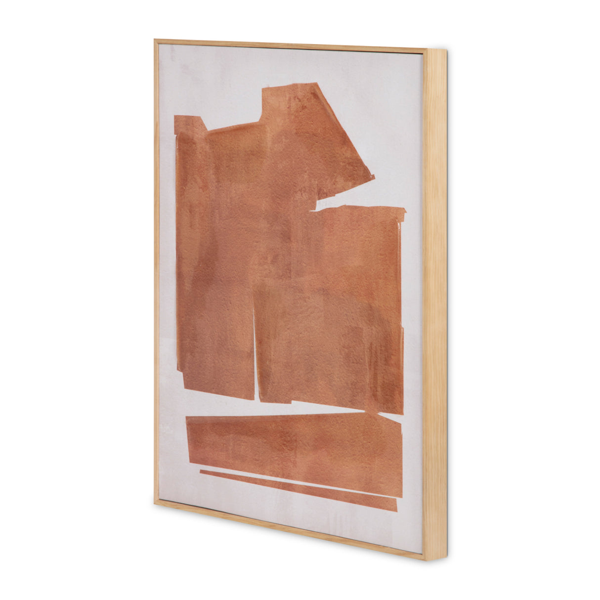 Modern European furniture - Warm Orange Framed Painting - www.oroa.com