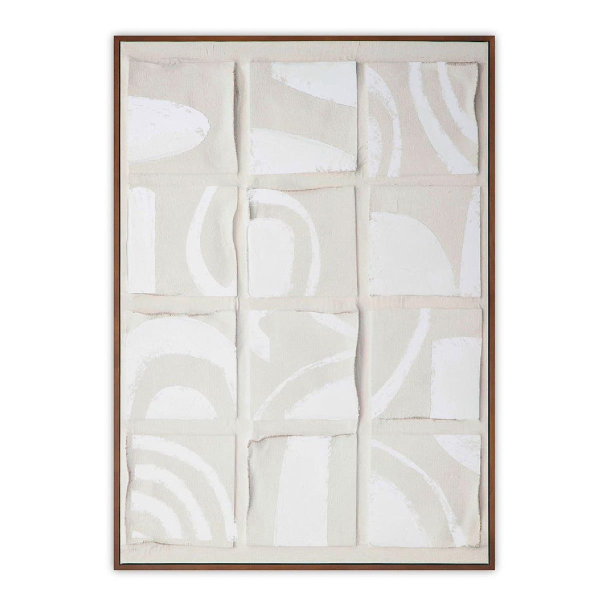 Modern European furniture - Gray Drid-Pattern Art Print - www.oroa.com