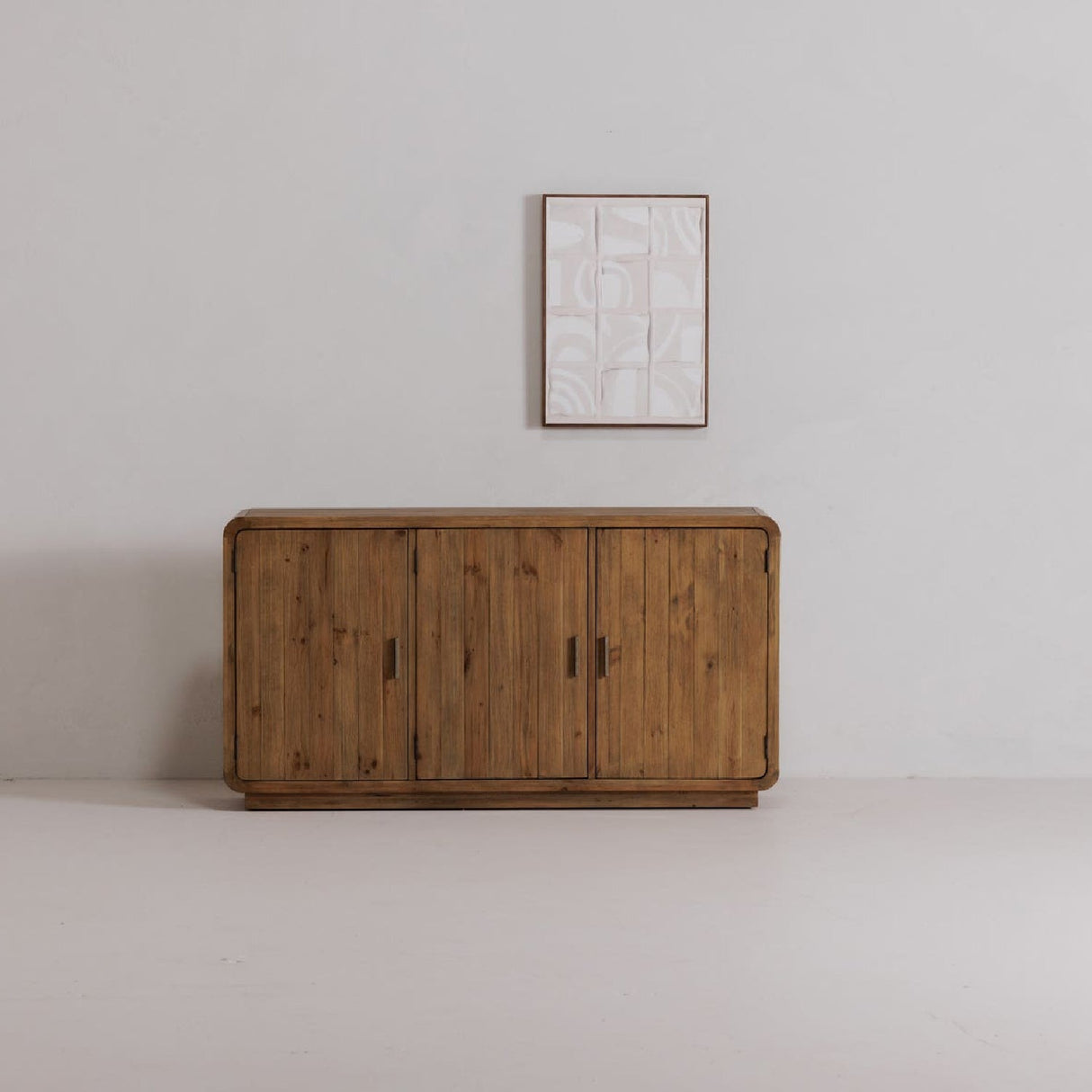 Modern European furniture - Gray Drid-Pattern Art Print - www.oroa.com