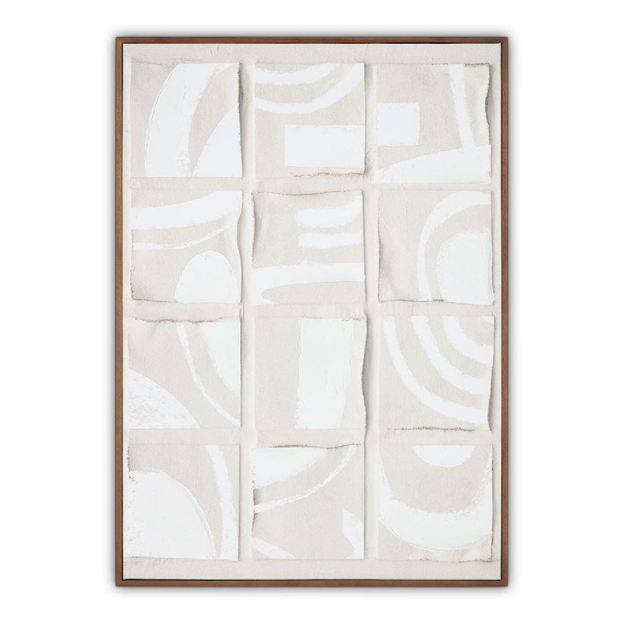 Modern European furniture - Gray Drid-Pattern Art Print - www.oroa.com